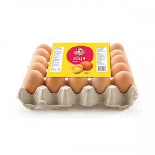 Яйце Куряче C-1 /20шт/ 1упаковка Кухарочка