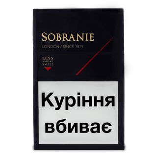 Сиг Sobranie Blacks 1пач Jtі