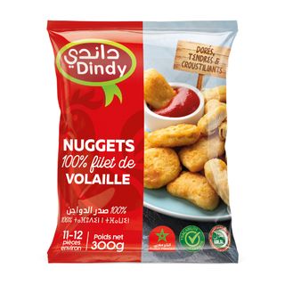 Nuggets de volaille surgelés 300g - DINDY