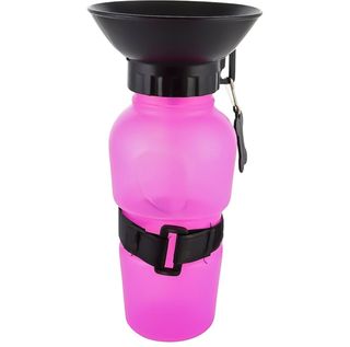 Пляшка-поїлка Для Домашніх Тварин З Кришкою-мискою