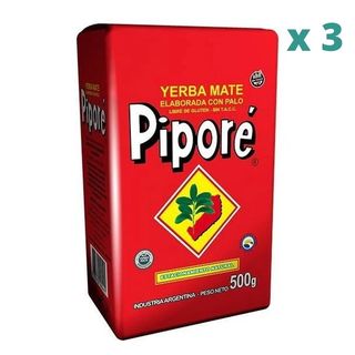 Oferta ! 3 Packs De 500 Grs Yerba Mate Pipore