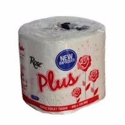 Rose Plus New Improved Toilet Tissue Roll