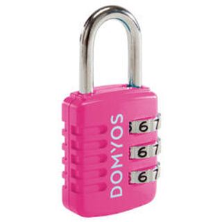 Candado Combinación Taquilla Fitness Domyos Rosa . Rosa