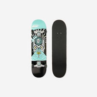 Tabla De Skate Cp100 Niños De 8 - 12 Años Mid Cosmic Tamaño 7,6" 7,5 Negro