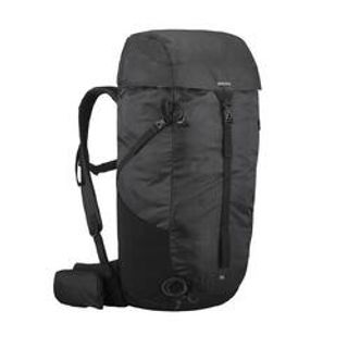 Mochila De Montaña Y Trekking 35 L Quechua Mh100 35 Litros Negro