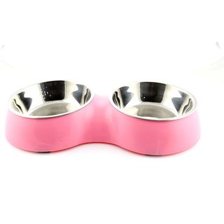 Миска Для Тварин На 2 Відділи З Підставкою