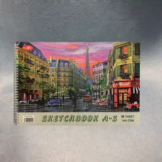 სკეჩბუქი A3 35 ფურცლიანი 160გ