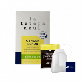 Tetera Azul Ginger Lemon 20 Bolsitas