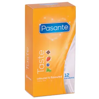 Preservativos  Sabores Pasante Taste 12 Unidades