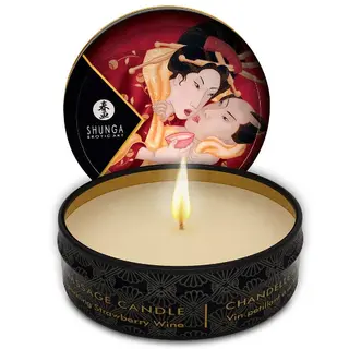 Vela De Masaje Shunga Romance Fresas Con Cava 30 Ml