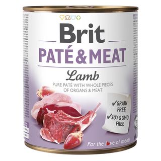 Brit Pate & Meat Lamb 800g