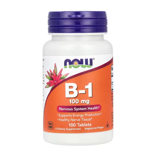Now Foods B-1 100 mg - 100 Tablets