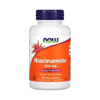 NOW Foods Niacinamide 500 mg - 100 Veg Capsules