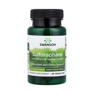 Swanson Sulforaphane from Broccoli Sprout Extract 400 mcg - 60 Vegan Caps
