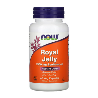 Now Foods Royal Jelly 1500 mg - 60 Veg Capsules
