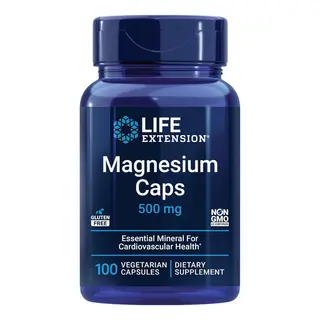 Life Extension Magnesium Caps 500 mg - 100 Vegetarian Capsules