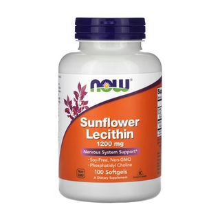 NOW Foods Sunflower Lecithin 1200 mg - 100 Softgels