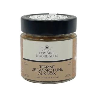 Terrine de canard fumé aux noix 160g - DOMAINE D'AGHBALOU