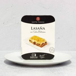 Lasaña Con Salsa Boloñesa Santa Teresa 225 G