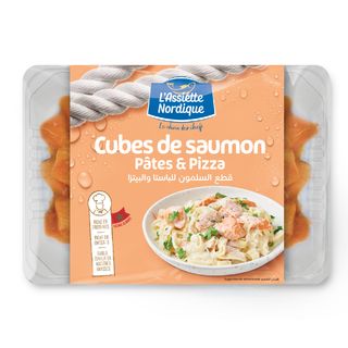 L'Assiette Nordique Cubes de saumon spécial pâtes et pizza 150 g