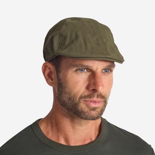 Gorra Plana Caza Solognac Steppe Adulto Caqui 58 Cm Verde