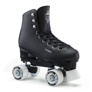 Patines 4 Ruedas Artísticos Niños Y Mujer Oxelo Quad 100 Negro 41 Negro