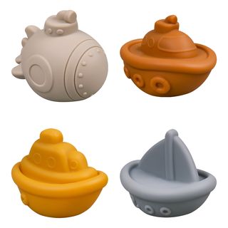 Konig kids: Н-р игрушек для купания "Кораблики" со cвет. эффектами, 4 шт, 6м+