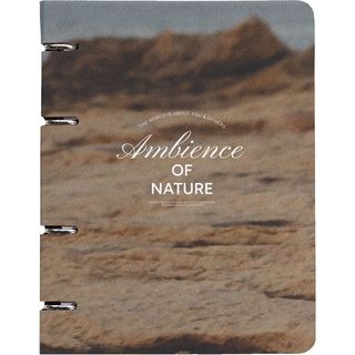 Тетрадь общая, Be Smart, 163х212 мм, 120 л., клетка, кольцевой механизм, картон. Коллекция "Ambience", скала