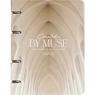 Тетрадь общая, Be Smart, 163х212 мм, 120 л., клетка, кольцевой механизм, картон. Коллекция "Muse", свод