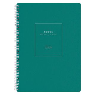 Тетрадь общая, Be Smart, 202х282 мм, 96 л., клетка, мягкий переплет, спираль. Коллекция "Notes", зеленый