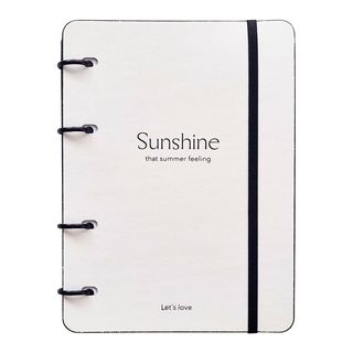 Тетрадь общая, Infolio Study, 155х212 мм, 120 л., клетка, кольцевой механизм. Коллекция "Universe", белый