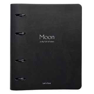 Тетрадь общая, Infolio Study, 175х212 мм, 120 л., клетка, кольцевой механизм. Коллекция "Universe", черный