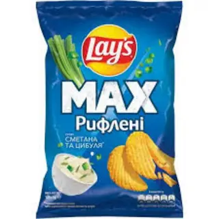 Чипси Зі Смаком Сметана Та Цибуля Lay's 95г