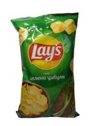 Чипси Lays Зі Смаком Зелена Цибуля 120г
