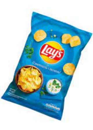 Чипси Зі Смаком Сметани І Зелені Lay's 60г