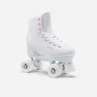 Roller Artístico Quad 100 Blanco Tallas Pequeñas 33 Blanco