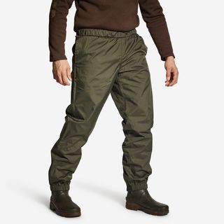 Sobrepantalón De Caza Hombre Solognac 100 Verde Impermeable Ligero Xl Verde