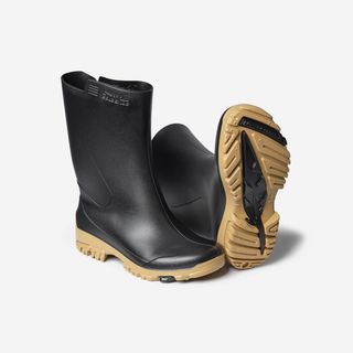 Botas De Agua Niños Katiuskas Solognac 100 Ligeras Pvc Negro 33/34 Negro