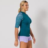 Top Anti-Uv Mujer Azul Marino Manga Corta Neopreno 1,5 Mm S Azul