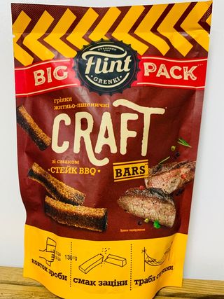 Грінки "flint Craft Grenki" Стейк Bbq (120г)