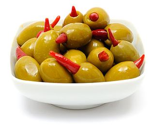 Aceitunas Con Piri Piri Picante A Granel