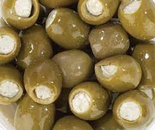 Olivas Verdes Rellenas De Queso Lena