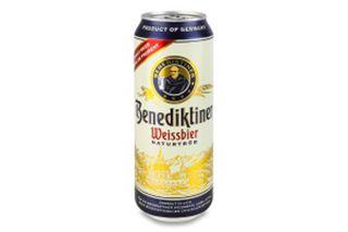 Пиво Бенедіктінер Пшеничне 0,5 Ж/б