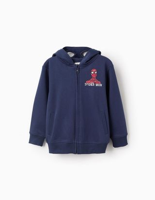 Casaco de Algodão com Capuz-Máscara para Menino 'Spiderman' - Tamanho 8/9