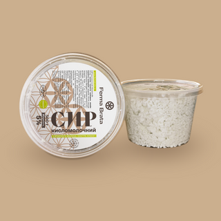 Сир Кисломолочний 5% (0,3 Кг)