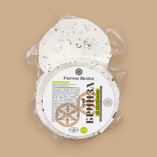 Сир Бринза Із Зеленню ( Пакування 260 Г)