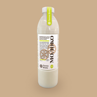 Молоко Цільне Непастеризоване 3,6 - 4,2 %, (1л)