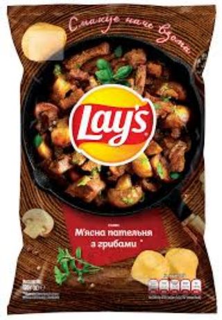 Лейс М'ясна Пательня З Грибами 120 Грам