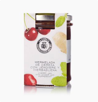 Mermelada De Cereza Con Jengibre Y Hierbabuena