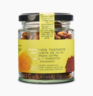 Pistachos Tostados Con Aove Miel Y Pimentón